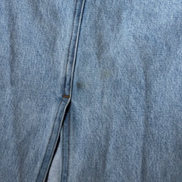 Agolde Denim Maxi Skirt - Light Wash Blue - Picture 8 of 8